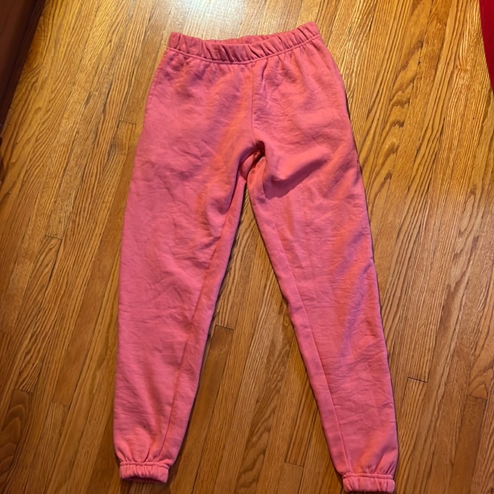 Light pink joggers/sweatpants